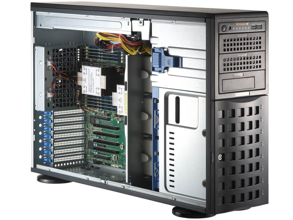Supermicro Server SYS-741P-TR 4U Xeon Dual LGA-4677 Max 4TB DDR5 8x 3.5" hot-swap SATA3